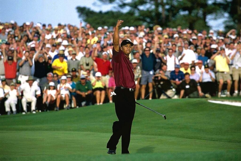 Foto de Robert Beck en el Masters Tournament 2001.