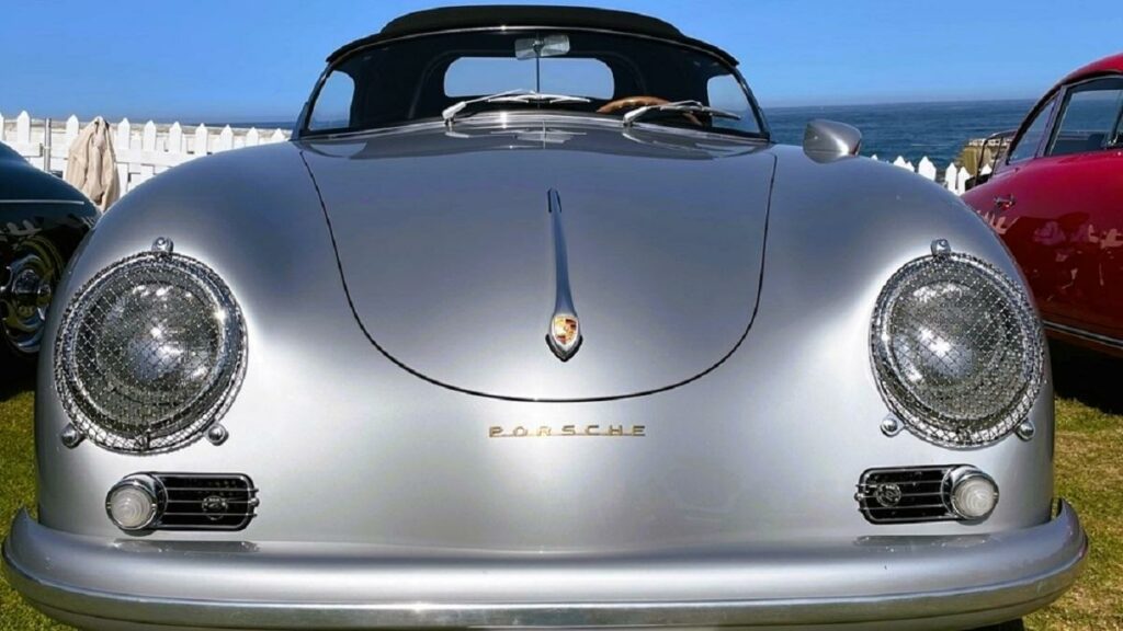 El frente del Porsche 356 Speedster Carrera GT 1958.