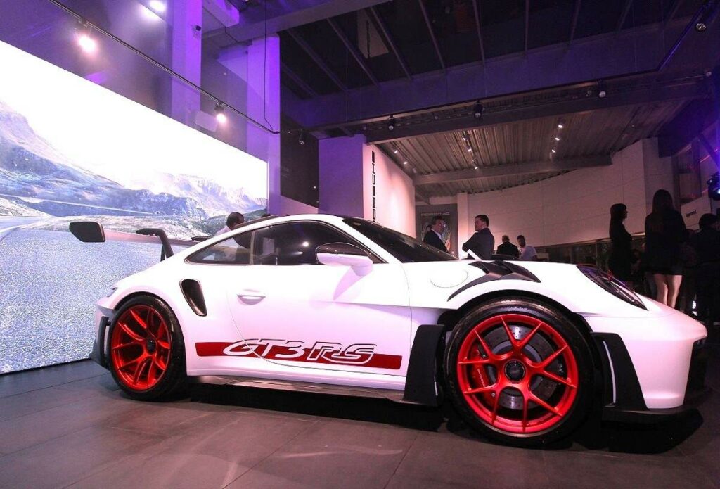 El imponente Porsche GT3 RS.